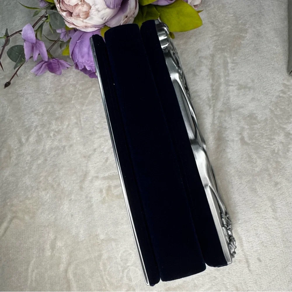 NEW Vintage Silver Wedding Picture Frame and Photo Album